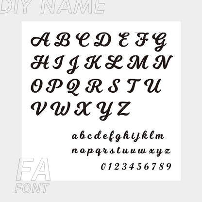 European and American new stainless steel name necklace, fashionable gold-plated necklace, collarbone chain, custom name necklace, neck chain